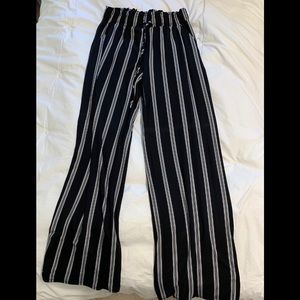 Striped soft pants